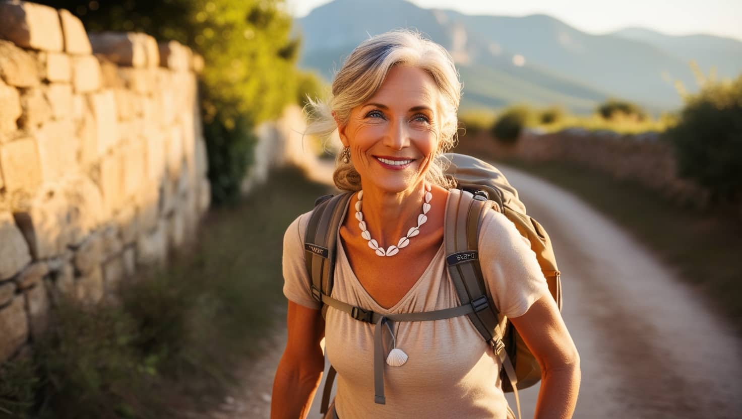 overtinking - a woman walking the Camino de Santiago